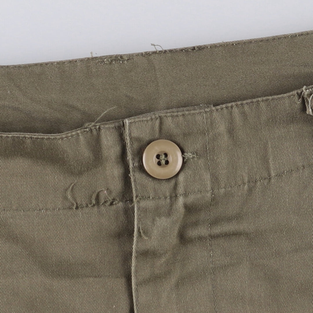 Civilian SURPLUS Military Cargo Pants MEDIUM REGULAR Men's M equivalent polyester Khaki type Vintage Second Hand