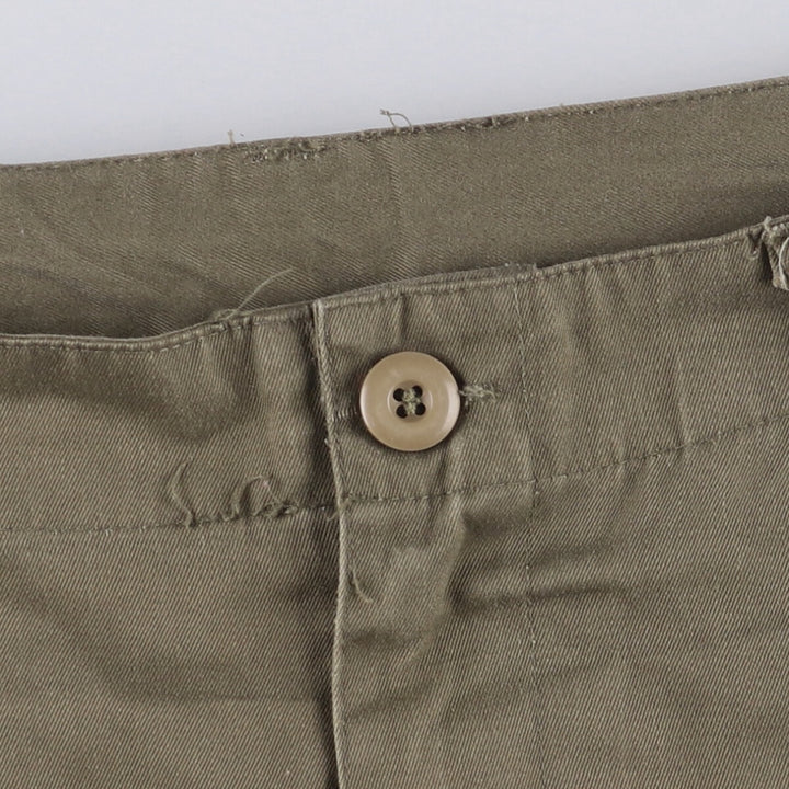 Civilian SURPLUS Military Cargo Pants MEDIUM REGULAR Men's M equivalent polyester Khaki type Vintage Second Hand