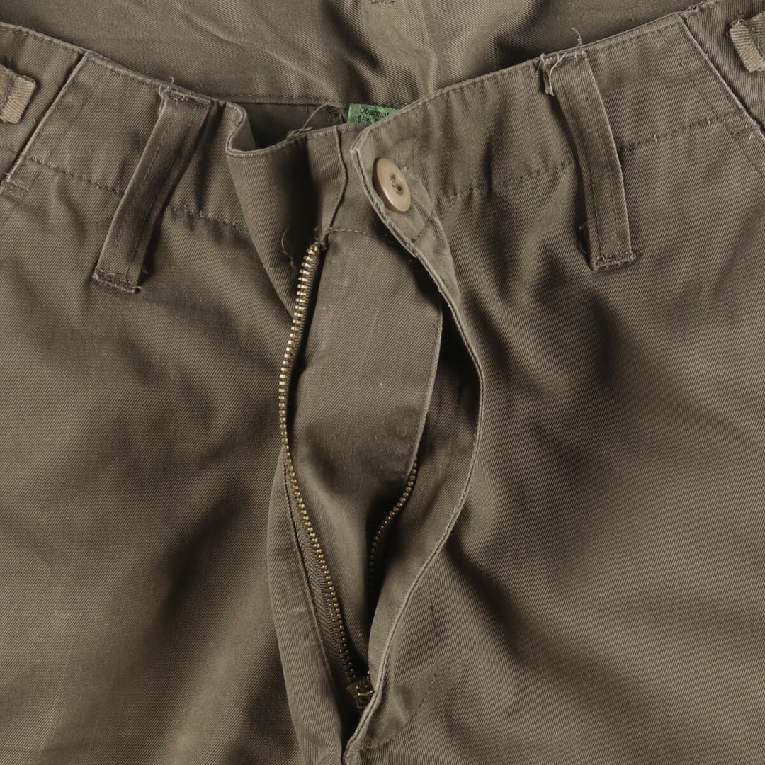 Civilian SURPLUS Military Cargo Pants MEDIUM REGULAR Men's M equivalent polyester Khaki type Vintage Second Hand