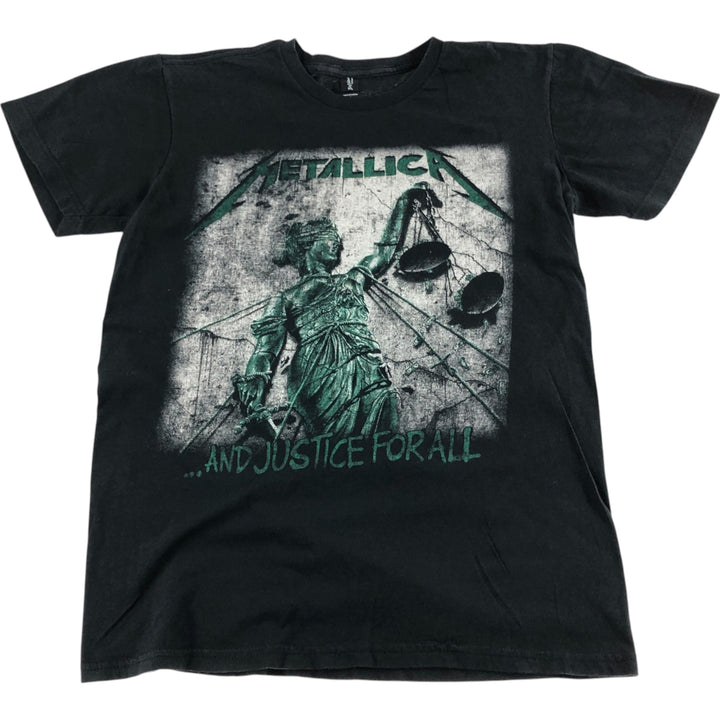 Bay Island METALLICA Metallica Band T-shirt Band T Men's S size cotton black type Vintage Second Hand