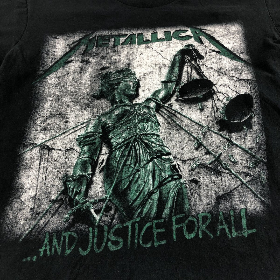 Bay Island METALLICA Metallica Band T-shirt Band T Men's S size cotton black type Vintage Second Hand