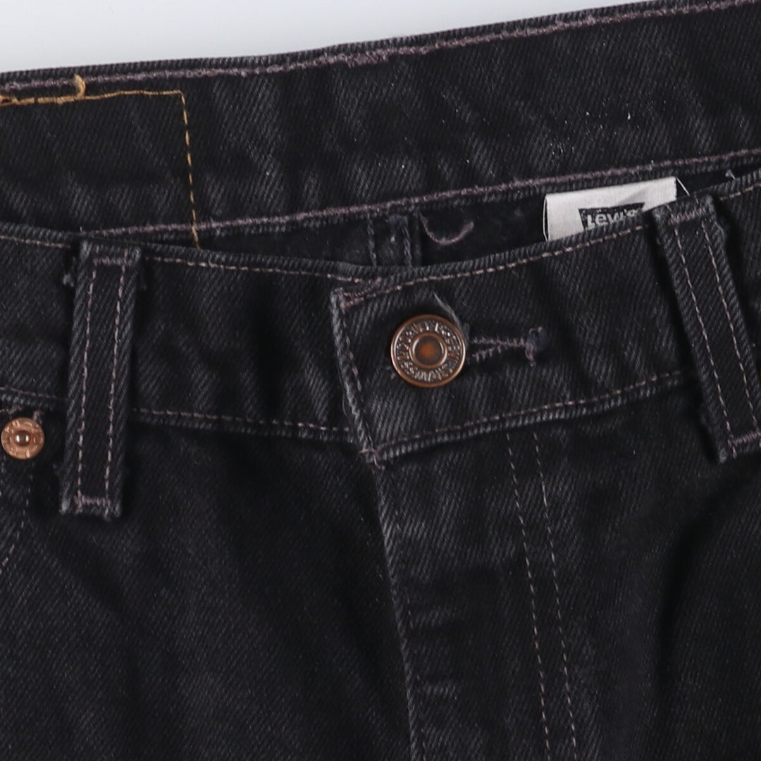 90'S Levi's 560-0260 Black Denim Tapered Denim Pants Men's W31 Vintage cotton black type Vintage Second Hand