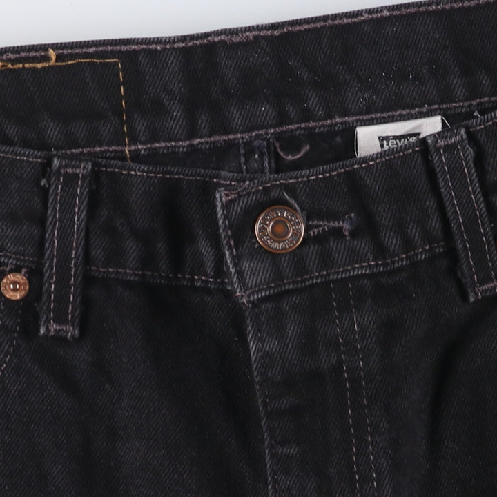 90'S Levi's 560-0260 Black Denim Tapered Denim Pants Men's W31 Vintage cotton black type Vintage Second Hand