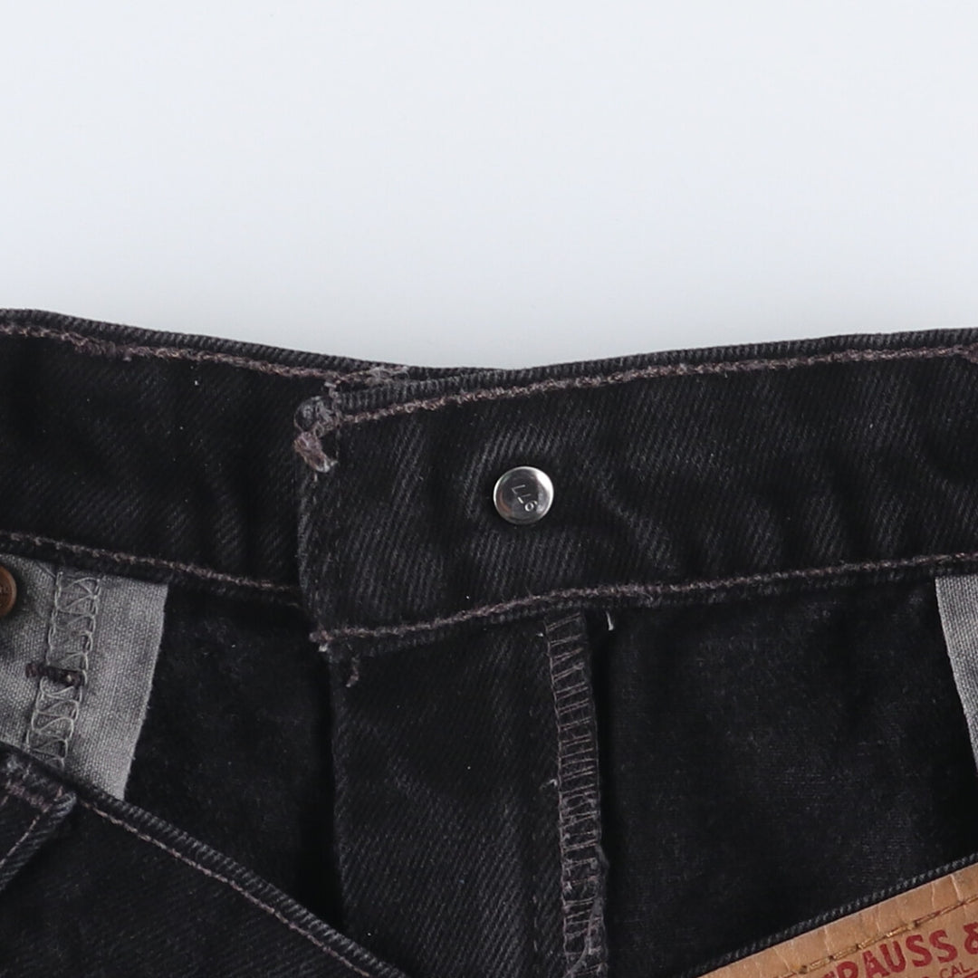 90'S Levi's 560-0260 Black Denim Tapered Denim Pants Men's W31 Vintage cotton black type Vintage Second Hand