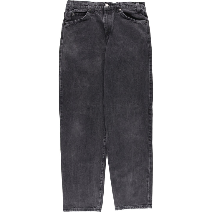 90s~00'S Levi's 550-4159 Orange Tab Black Denim Tapered Denim Pants Men's W32 Vintage cotton black type Vintage Second Hand