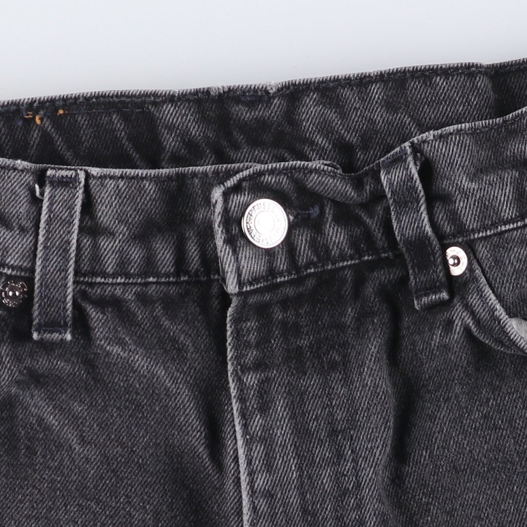90s~00'S Levi's 550-4159 Orange Tab Black Denim Tapered Denim Pants Men's W32 Vintage cotton black type Vintage Second Hand