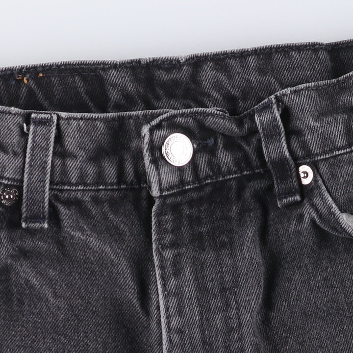 90s~00'S Levi's 550-4159 Orange Tab Black Denim Tapered Denim Pants Men's W32 Vintage cotton black type Vintage Second Hand