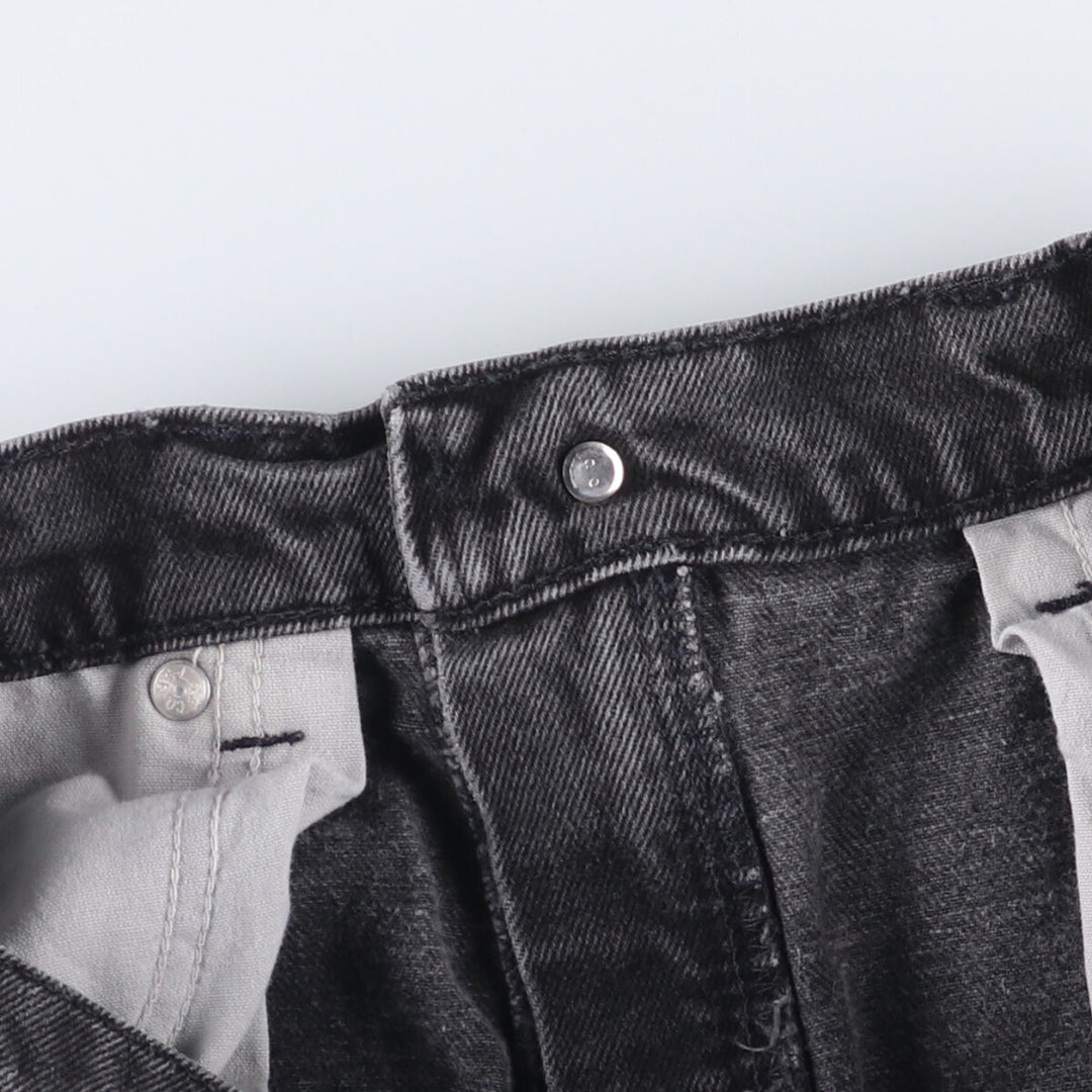 90s~00'S Levi's 550-4159 Orange Tab Black Denim Tapered Denim Pants Men's W32 Vintage cotton black type Vintage Second Hand