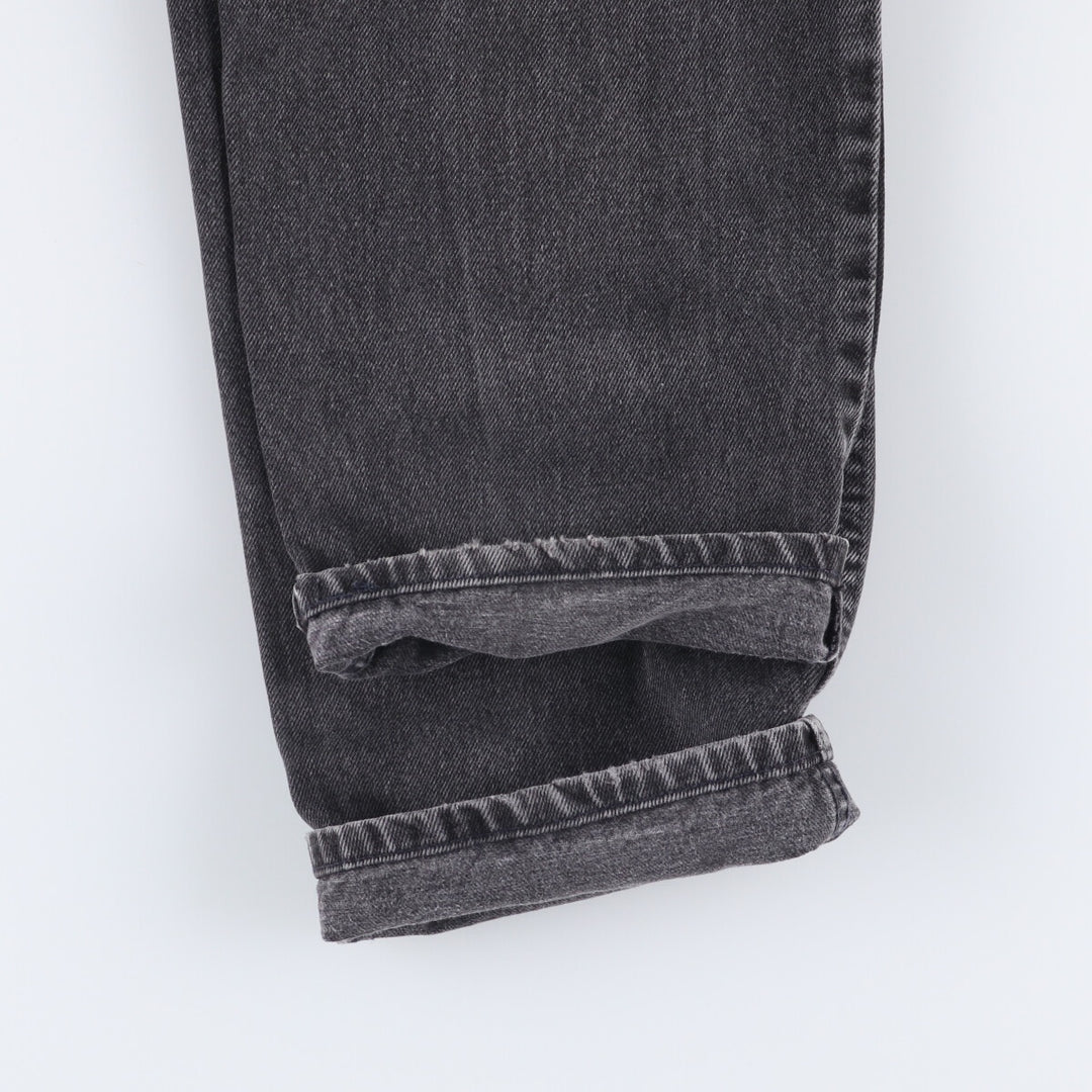 90s~00'S Levi's 550-4159 Orange Tab Black Denim Tapered Denim Pants Men's W32 Vintage cotton black type Vintage Second Hand
