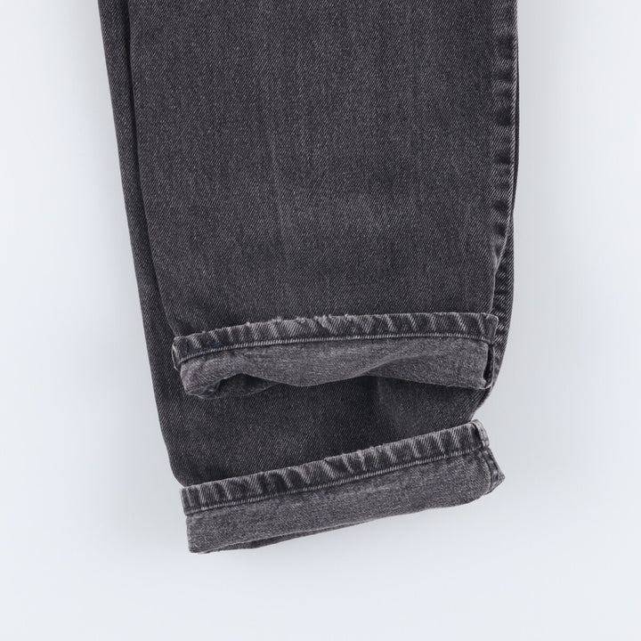 90s~00'S Levi's 550-4159 Orange Tab Black Denim Tapered Denim Pants Men's W32 Vintage cotton black type Vintage Second Hand