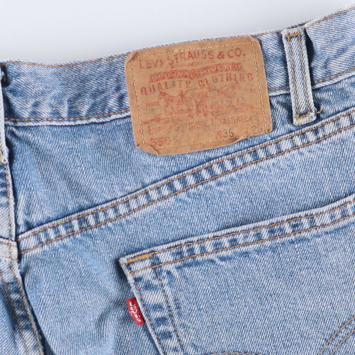 Levi's 550 Relaxed Fit Tapered Denim Pants Men's W37 Vintage cotton blue type Vintage Second Hand