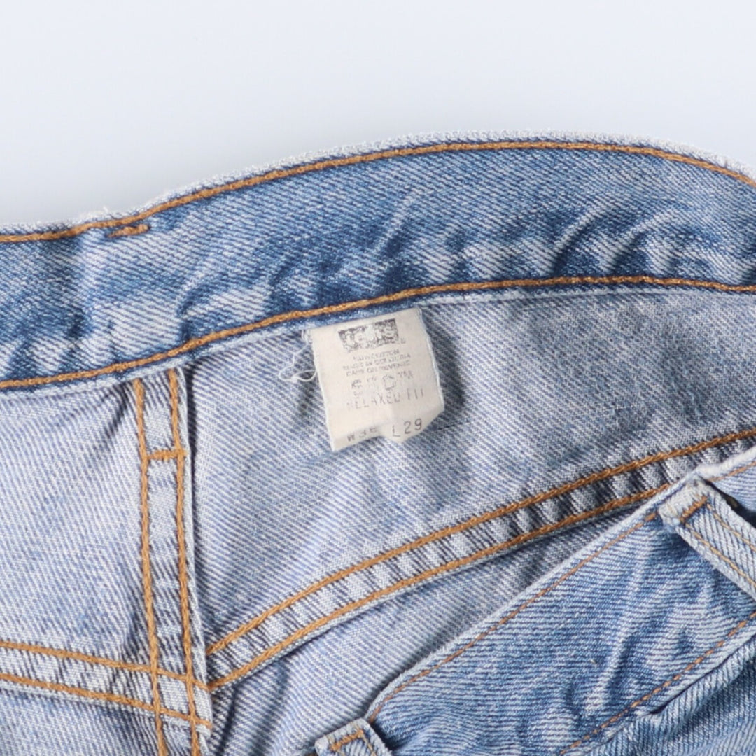Levi's 550 Relaxed Fit Tapered Denim Pants Men's W37 Vintage cotton blue type Vintage Second Hand