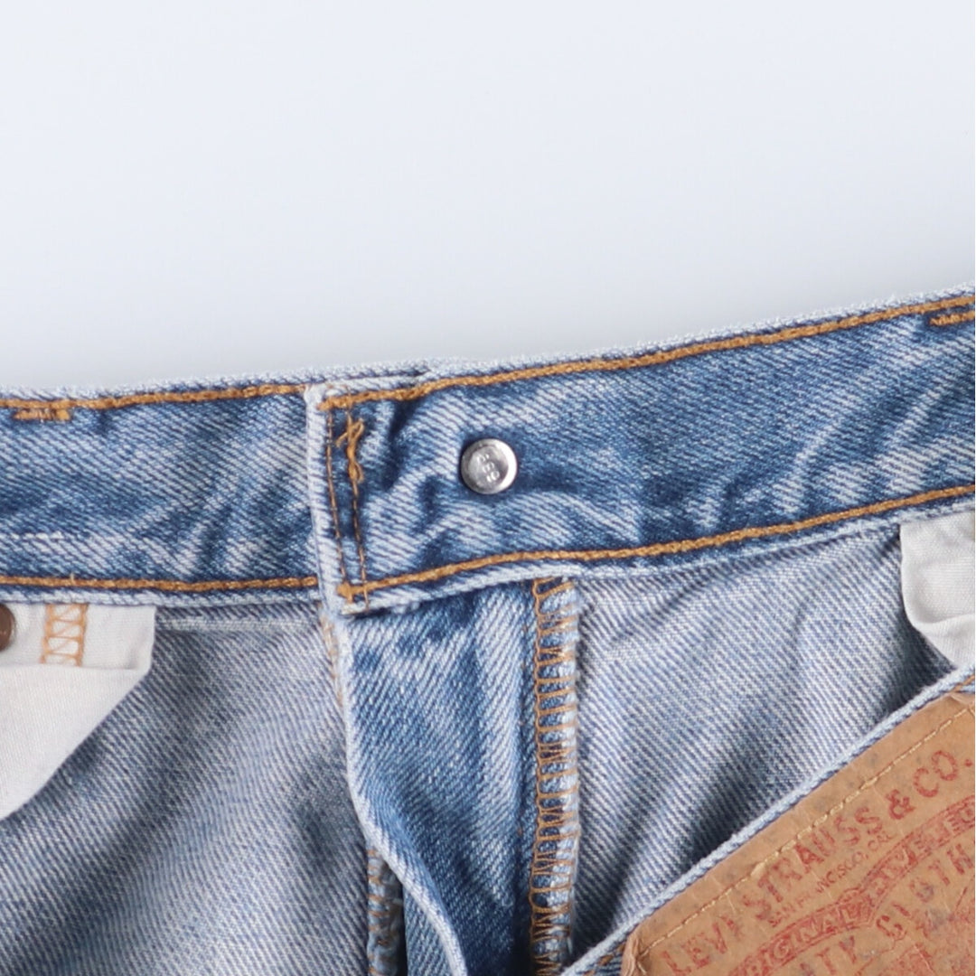 Levi's 550 Relaxed Fit Tapered Denim Pants Men's W37 Vintage cotton blue type Vintage Second Hand