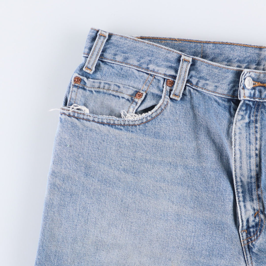 Levi's 550 Relaxed Fit Tapered Denim Pants Men's W37 Vintage cotton blue type Vintage Second Hand