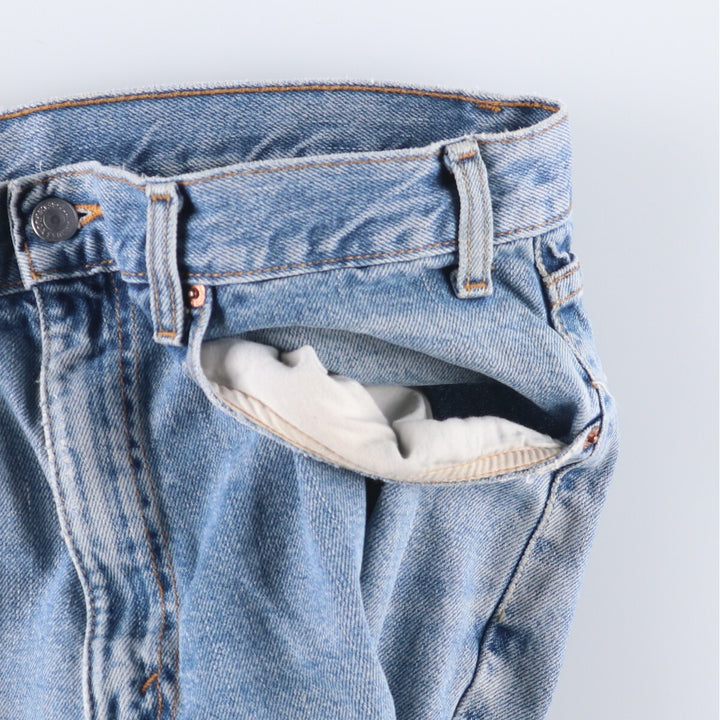 Levi's 550 Relaxed Fit Tapered Denim Pants Men's W37 Vintage cotton blue type Vintage Second Hand