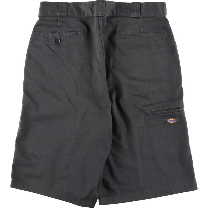 Dickies Work Shorts, Half Pants, Men's, W35 equivalent polyester Charcoal Vintage Second Hand
