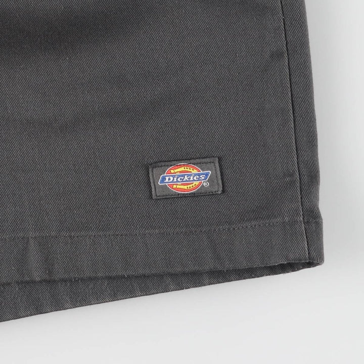 Dickies Work Shorts, Half Pants, Men's, W35 equivalent polyester Charcoal Vintage Second Hand