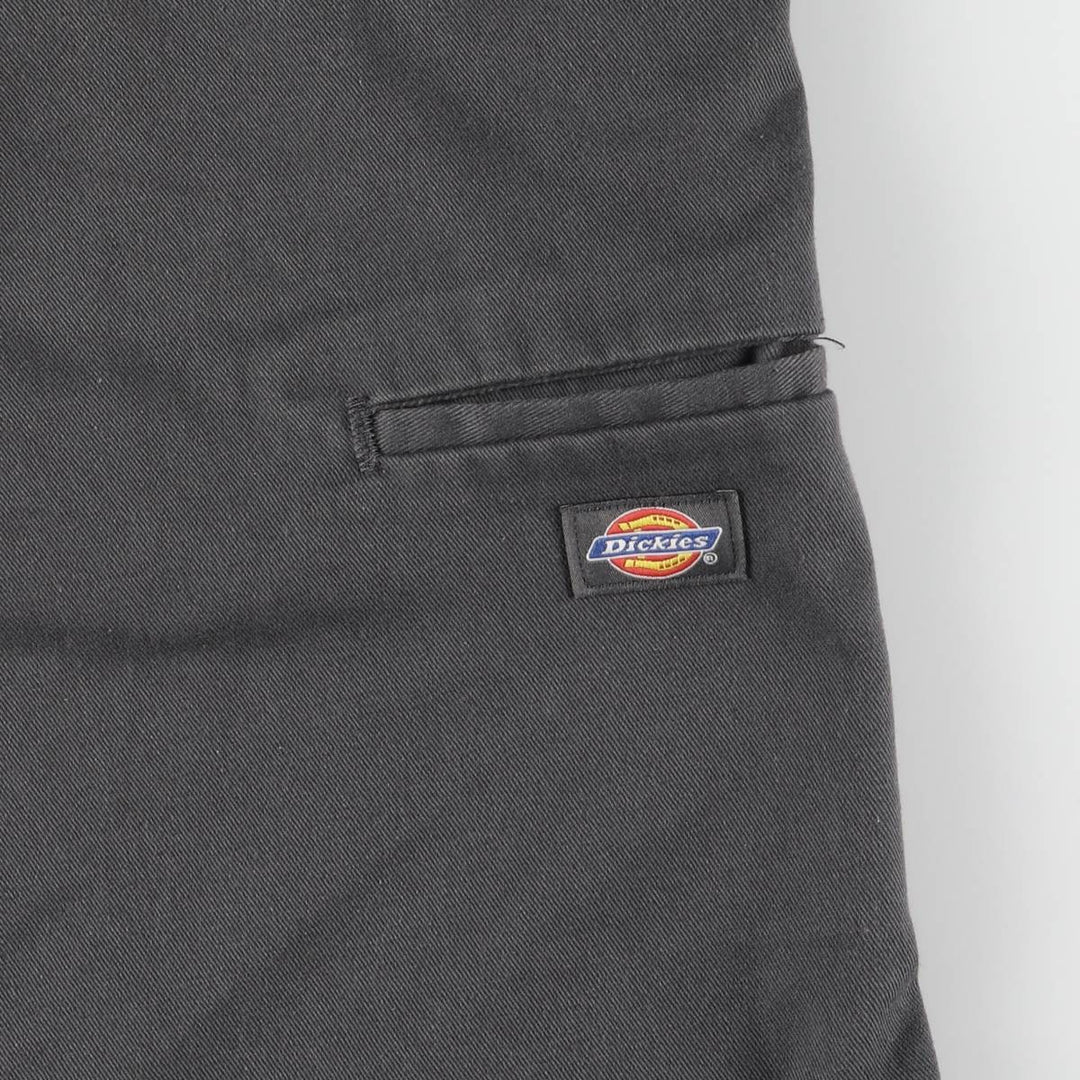 Dickies Work Shorts, Half Pants, Men's, W35 equivalent polyester Charcoal Vintage Second Hand
