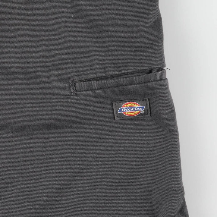 Dickies Work Shorts, Half Pants, Men's, W35 equivalent polyester Charcoal Vintage Second Hand