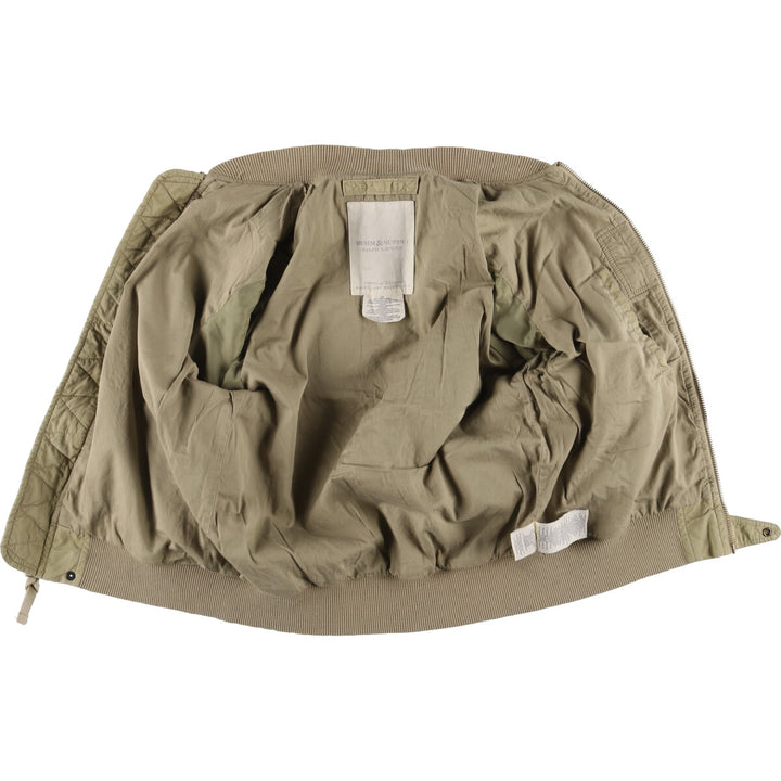 Ralph Lauren DENIM AND SUPPLY Military Tanker Jacket, Men's S cotton Khaki type beige Vintage Second Hand