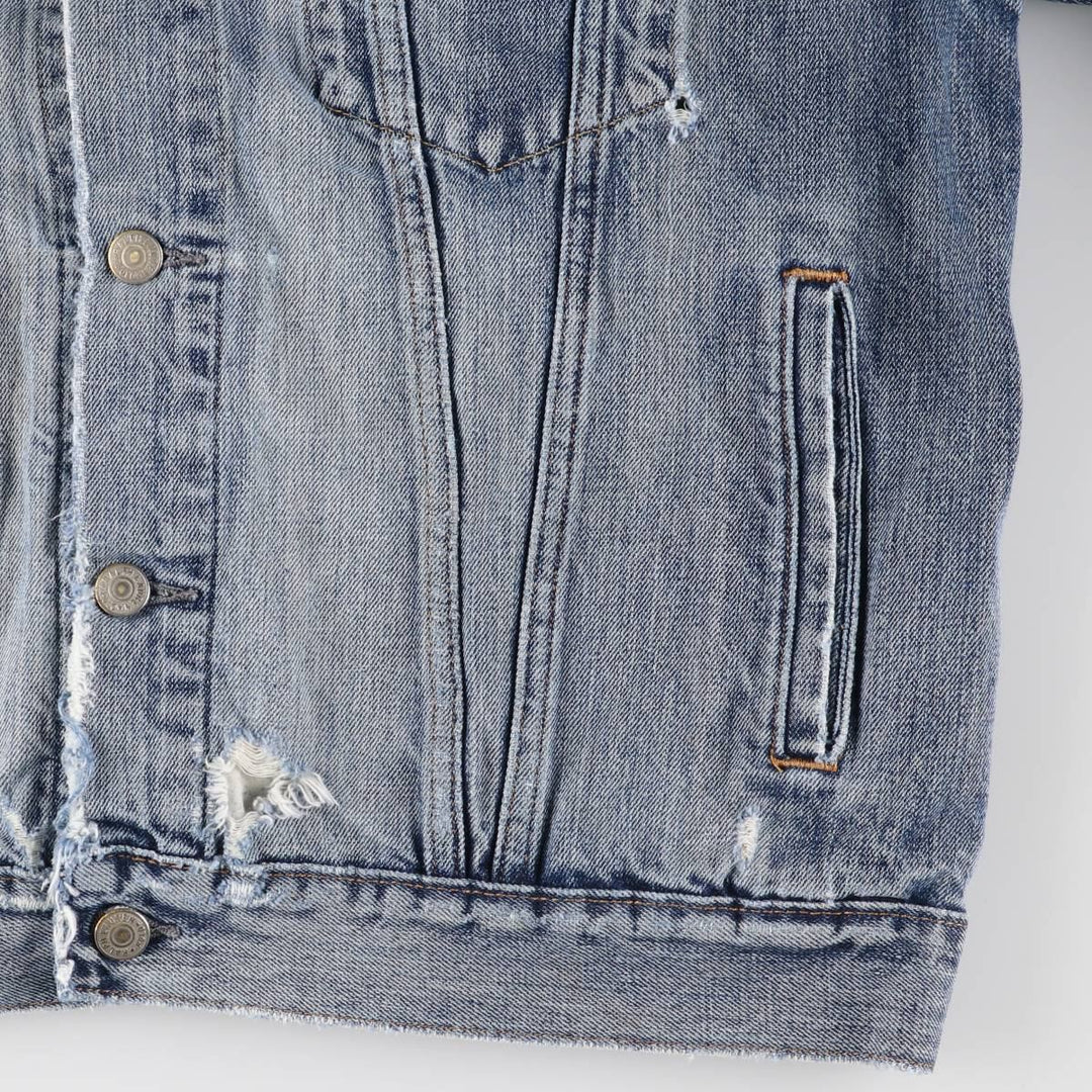 Ralph Lauren POLO RALPH LAUREN denim jacket G-jacket men's size L cotton Blue type light blue Vintage Second Hand