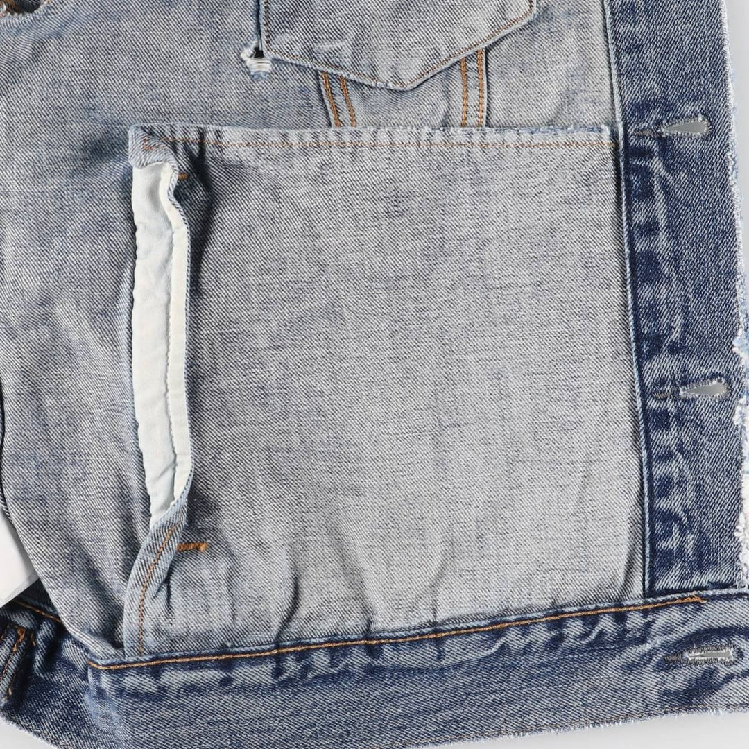 Ralph Lauren POLO RALPH LAUREN denim jacket G-jacket men's size L cotton Blue type light blue Vintage Second Hand