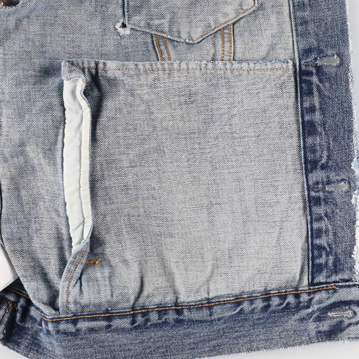 Ralph Lauren POLO RALPH LAUREN denim jacket G-jacket men's size L cotton Blue type light blue Vintage Second Hand