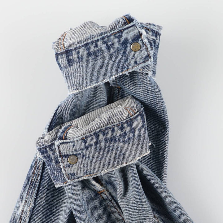 Ralph Lauren POLO RALPH LAUREN denim jacket G-jacket men's size L cotton Blue type light blue Vintage Second Hand