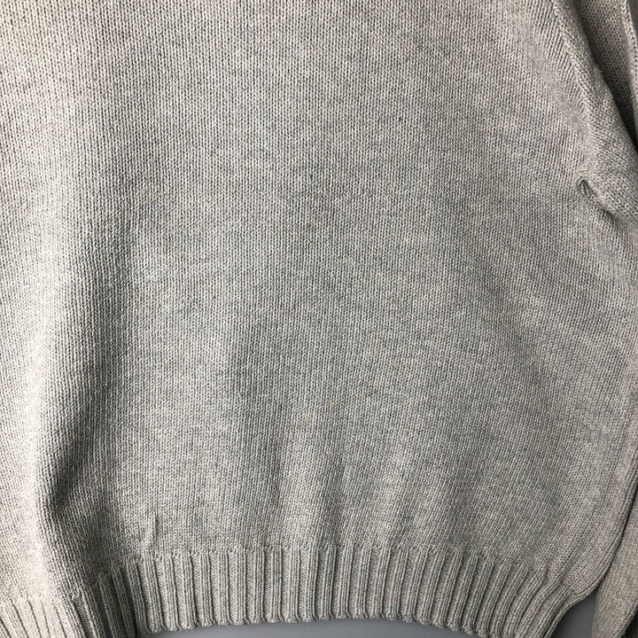 Ralph Lauren POLO by Ralph Lauren Cotton Knit Sweater Men's XL cotton gray type Vintage Second Hand