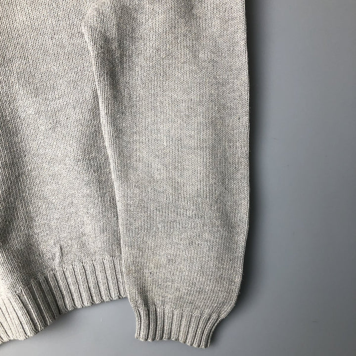 Ralph Lauren POLO by Ralph Lauren Cotton Knit Sweater Men's XL cotton gray type Vintage Second Hand