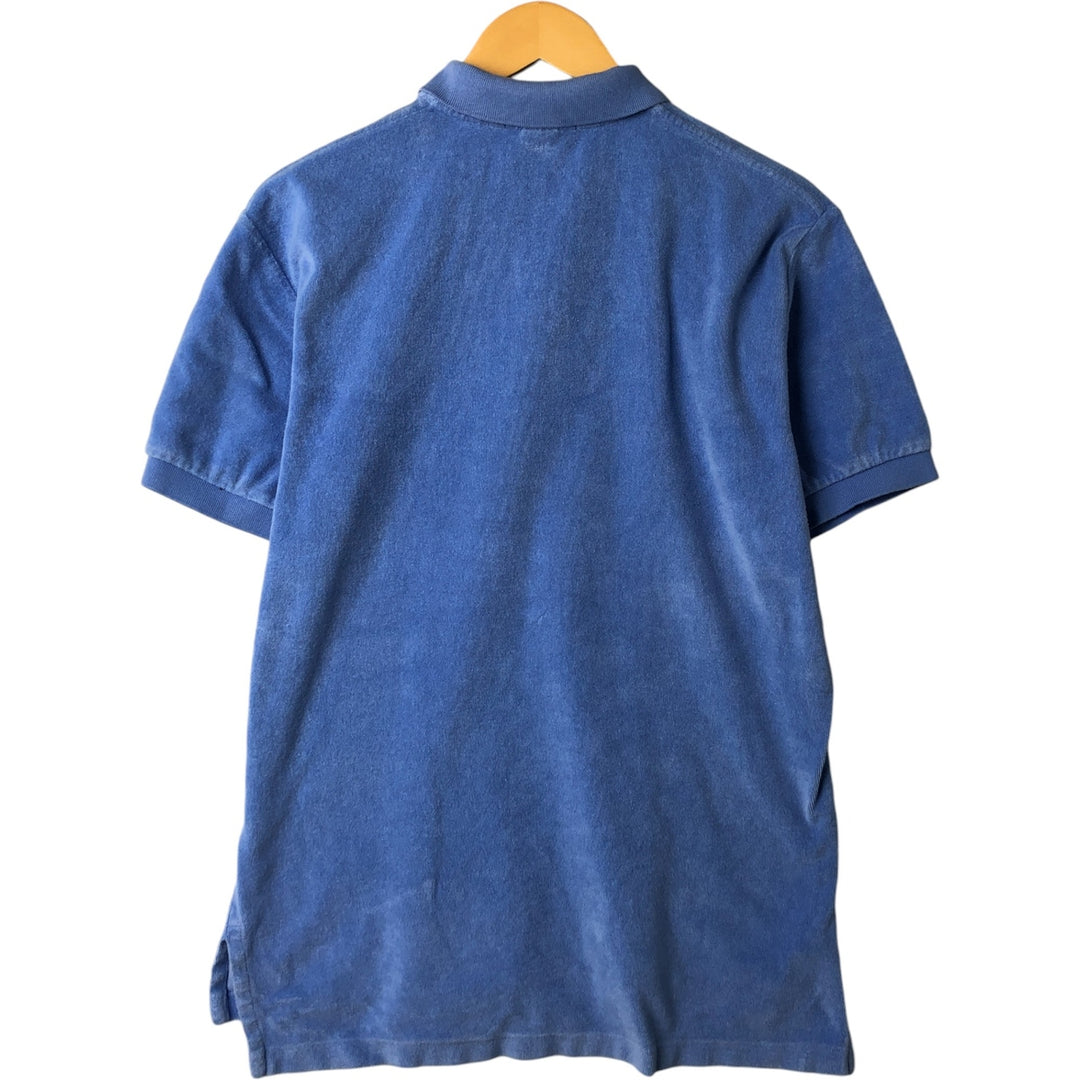 Ralph Lauren POLO by Ralph Lauren short sleeve polo shirt, men's size M cotton Blue type light blue Vintage Second Hand