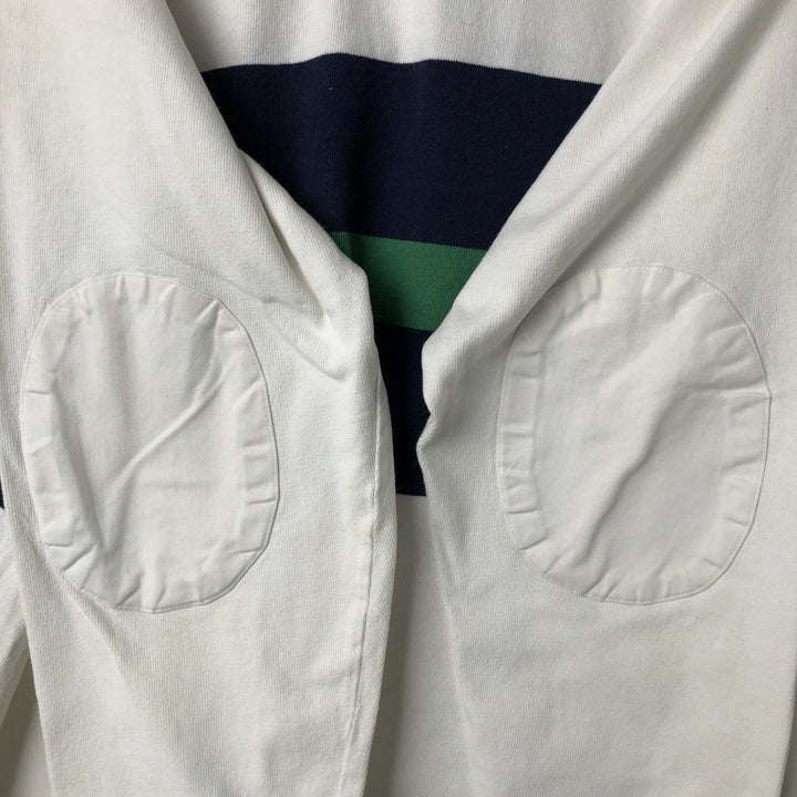 Ralph Lauren POLO by Ralph Lauren long sleeve rugby shirt, men's size L cotton white type Vintage Second Hand