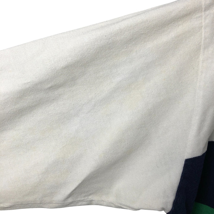 Ralph Lauren POLO by Ralph Lauren long sleeve rugby shirt, men's size L cotton white type Vintage Second Hand