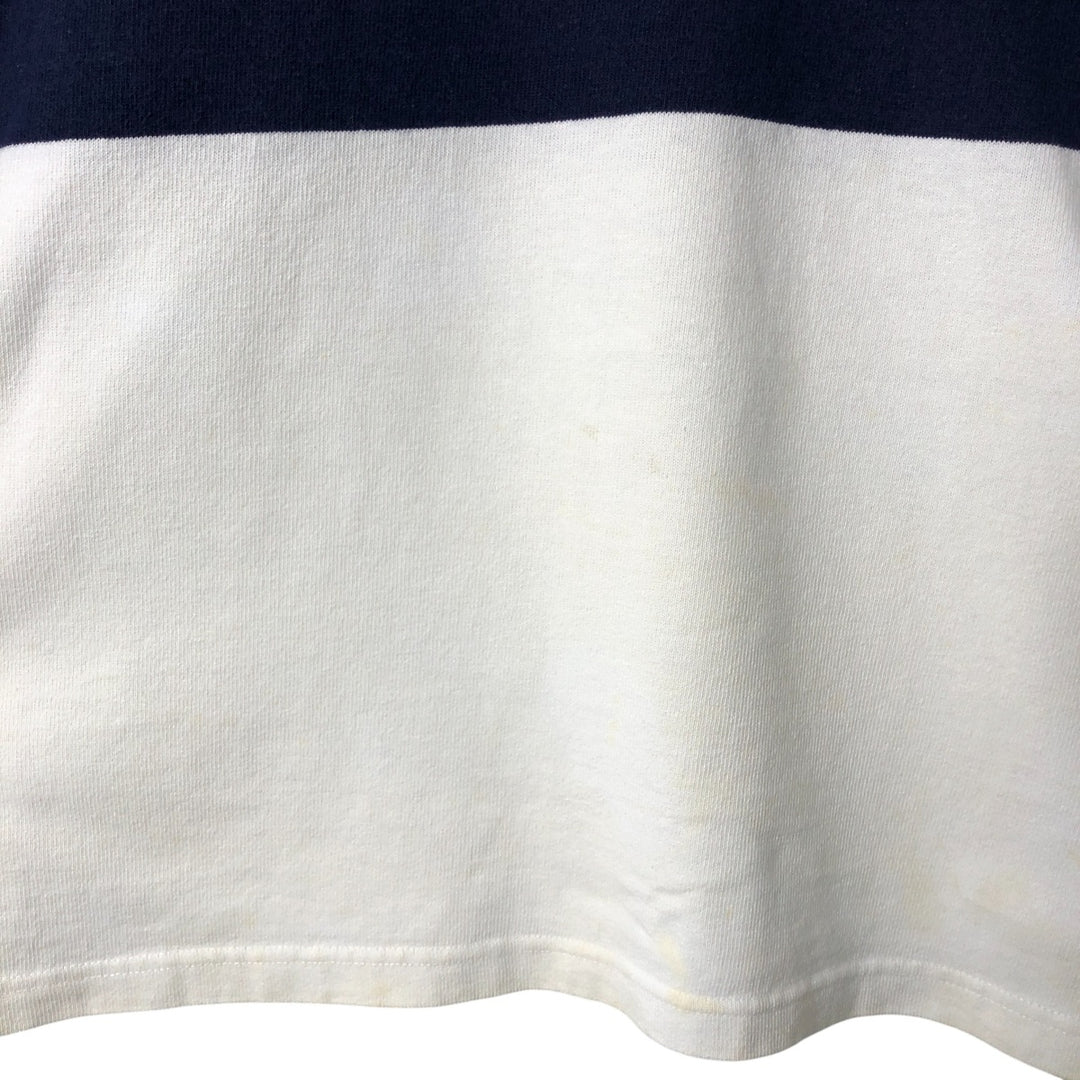 Ralph Lauren POLO by Ralph Lauren long sleeve rugby shirt, men's size L cotton white type Vintage Second Hand