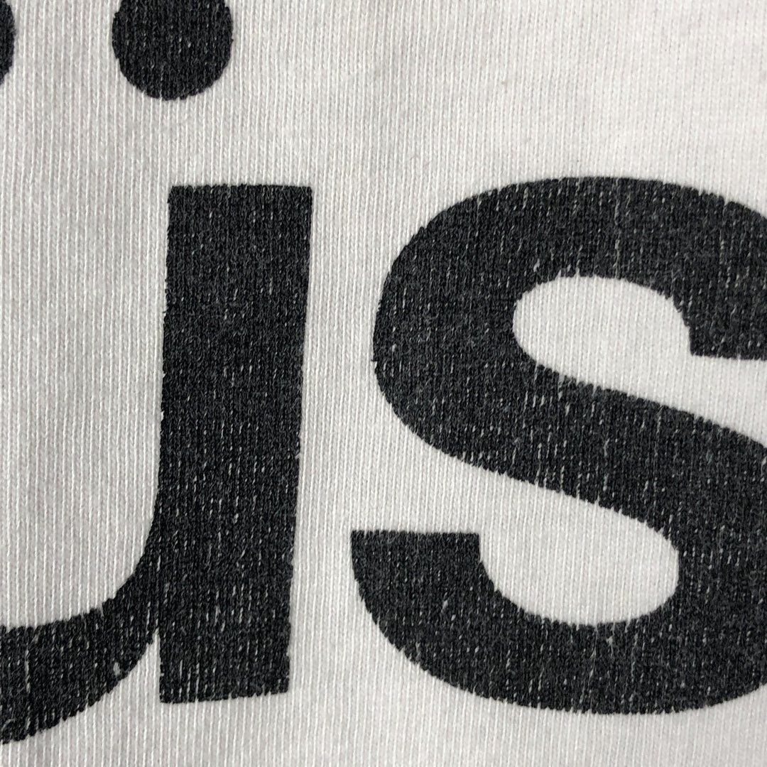 STUSSY long sleeve rugby shirt, men's size M cotton white type Vintage Second Hand