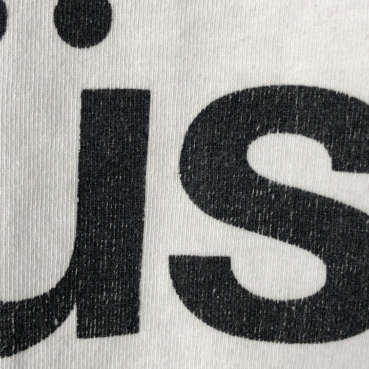 STUSSY long sleeve rugby shirt, men's size M cotton white type Vintage Second Hand