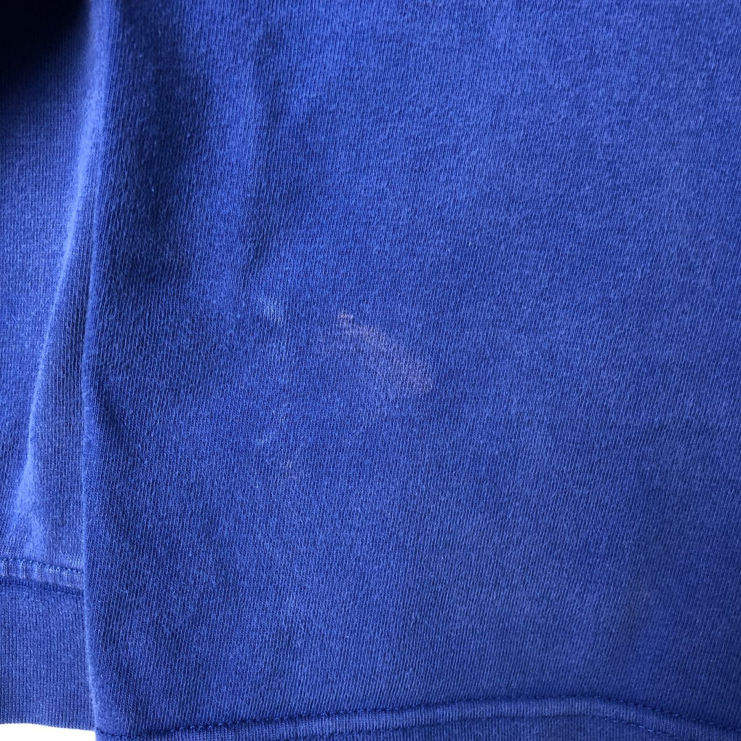 STUSSY long sleeve rugby shirt, men's size M cotton white type Vintage Second Hand