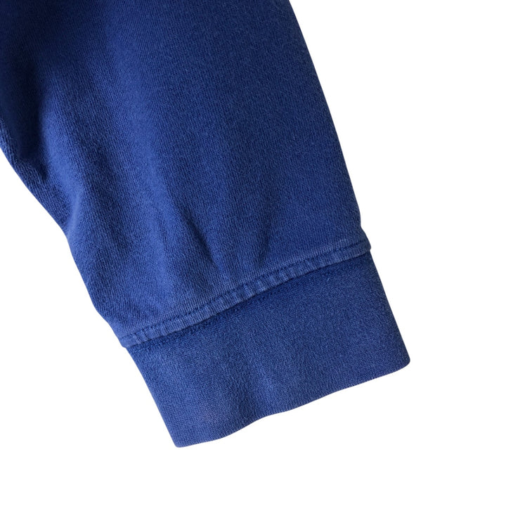 STUSSY long sleeve rugby shirt, men's size M cotton white type Vintage Second Hand