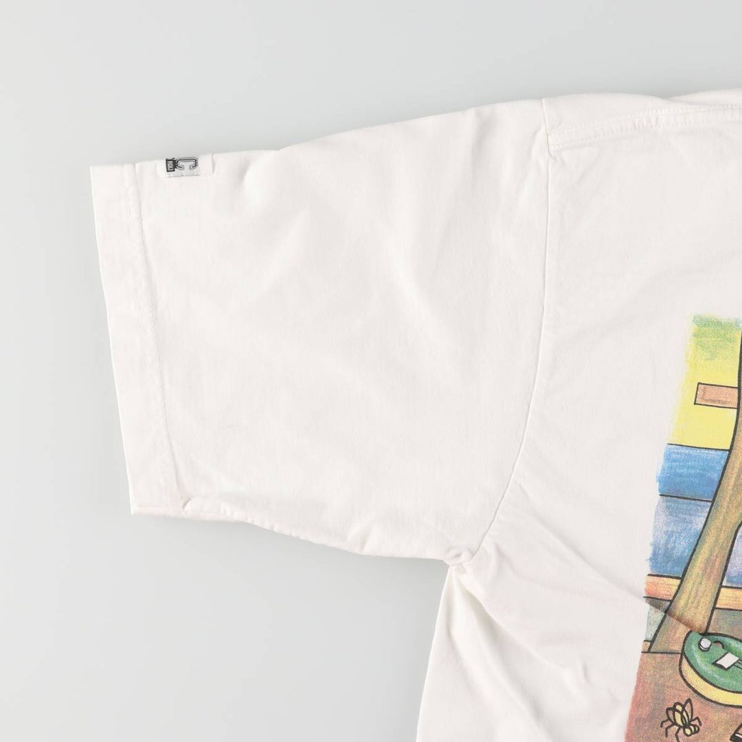 90'S HARD ROCK CAFE Heavy Tee Advertising T-shirt Men's XL Vintage cotton white type Vintage Second Hand