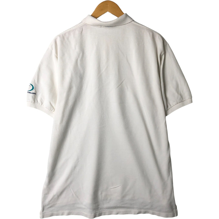 Ralph Lauren POLO by Ralph Lauren short sleeve polo shirt, men's size L cotton white type Vintage Second Hand