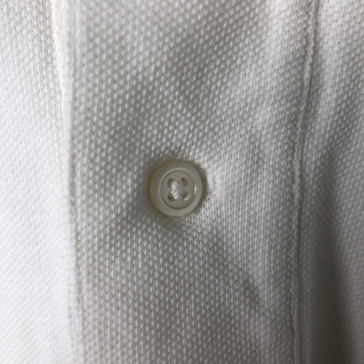 Ralph Lauren POLO by Ralph Lauren short sleeve polo shirt, men's size L cotton white type Vintage Second Hand