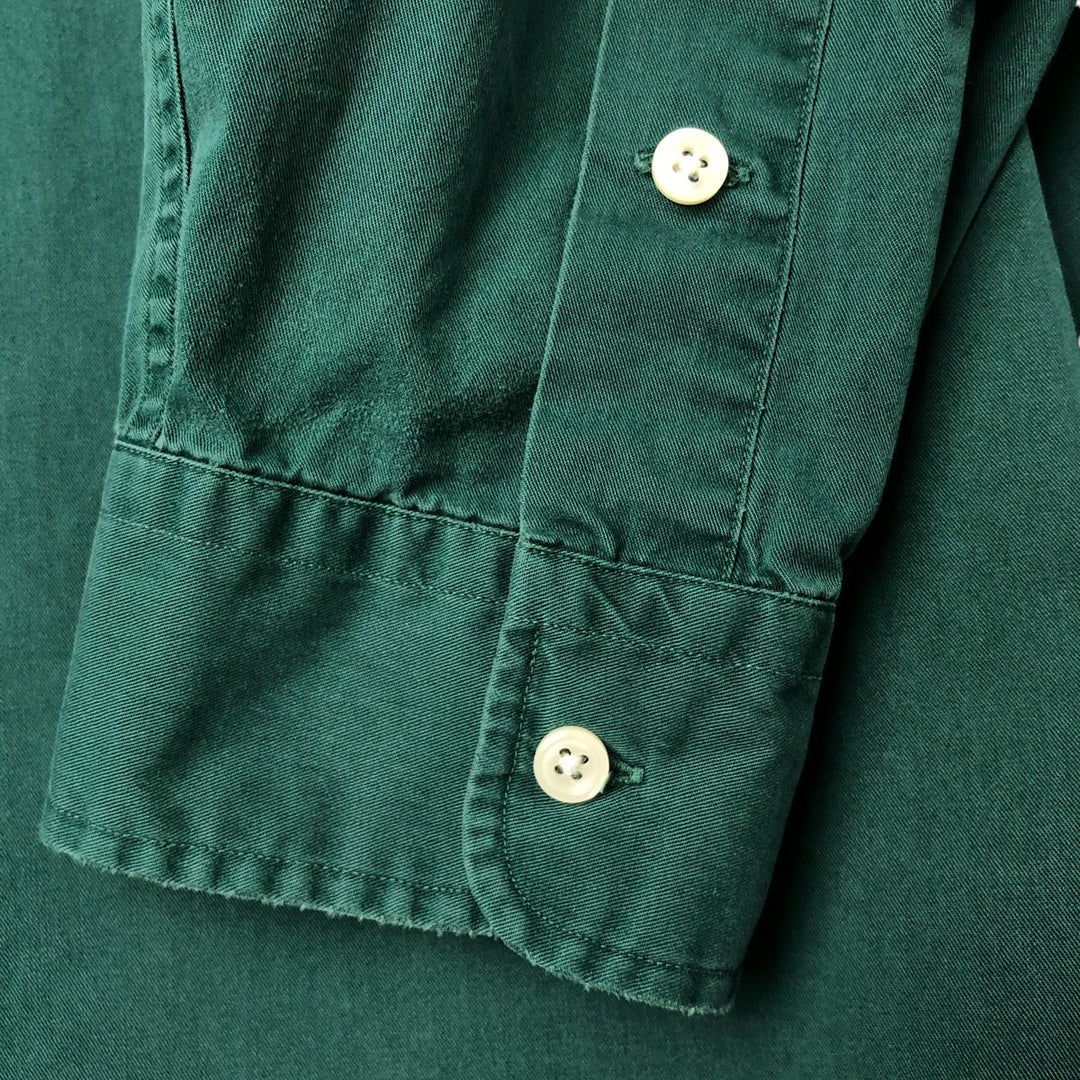 Ralph Lauren Ralph Lauren BLAKE long sleeve button down shirt men's size L cotton green type Vintage Second Hand