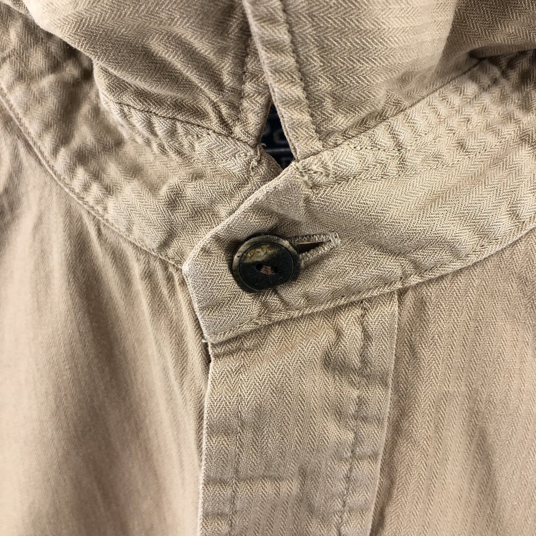 Ralph Lauren POLO by Ralph Lauren long sleeve cotton shirt, men's size L cotton ocher yellow type Vintage Second Hand