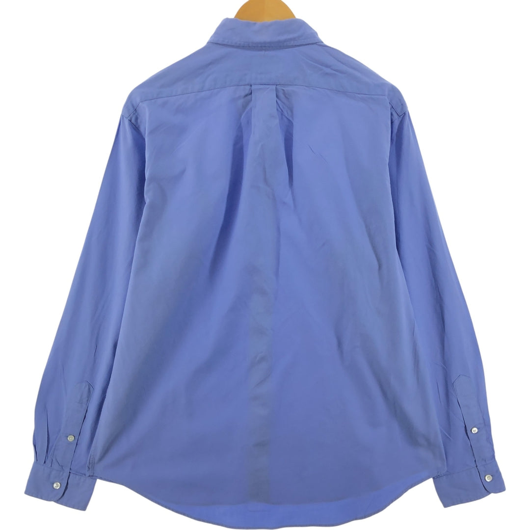 Ralph Lauren long sleeve button down shirt, men's size L cotton Blue type light blue Vintage Second Hand
