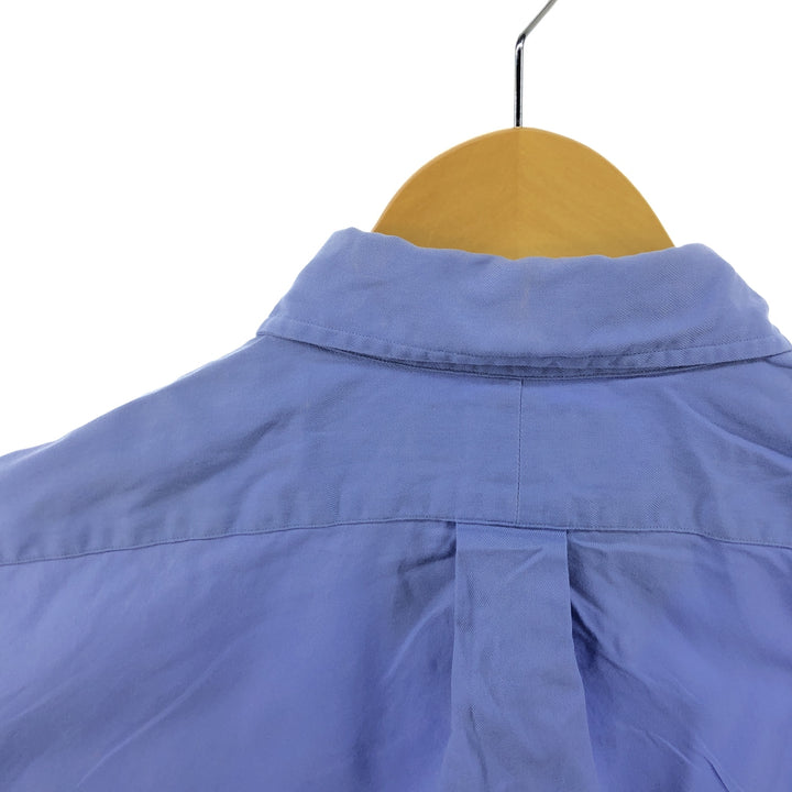 Ralph Lauren long sleeve button down shirt, men's size L cotton Blue type light blue Vintage Second Hand