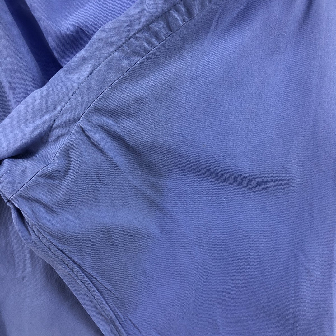 Ralph Lauren long sleeve button down shirt, men's size L cotton Blue type light blue Vintage Second Hand