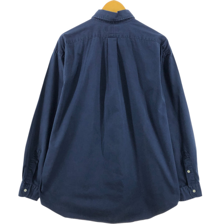 Ralph Lauren BLAKE long sleeve button down shirt, men's XL size cotton Indigo Vintage Second Hand