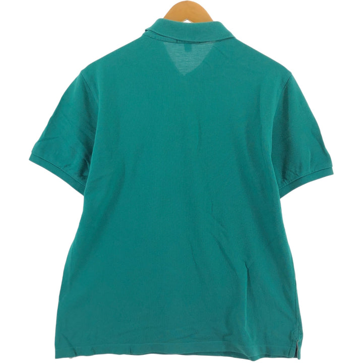 Burberry's BURBERRY BRIT short-sleeved polo shirt, men's size L cotton Emerald green Vintage Second Hand