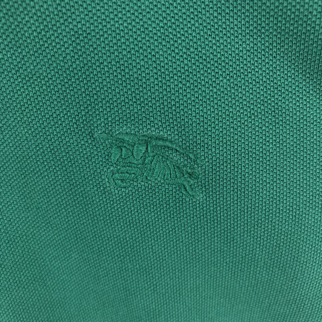 Burberry's BURBERRY BRIT short-sleeved polo shirt, men's size L cotton Emerald green Vintage Second Hand