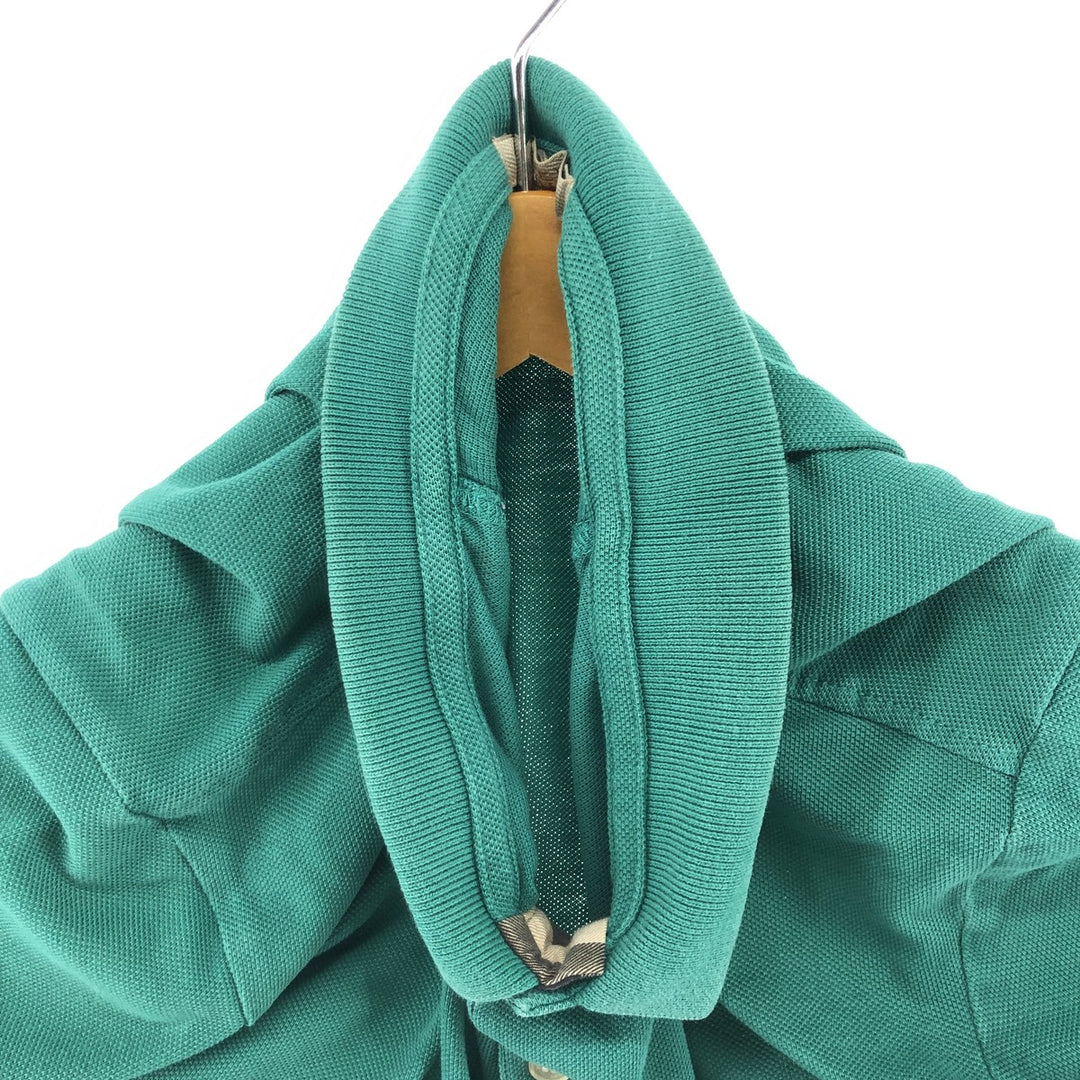 Burberry's BURBERRY BRIT short-sleeved polo shirt, men's size L cotton Emerald green Vintage Second Hand